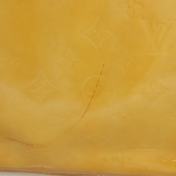 LOUIS VUITTON Monogram Vernis Houston Hand Bag Beige M91004 - Picture 4 of 13